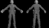 Policía patrullero T-1000 de Terminator 2 el juicio final de Mortal Kombat 1 metal liquido con brillo implementado CON EXPRESIONES FACIALES EN BOCA Y CEJAS
